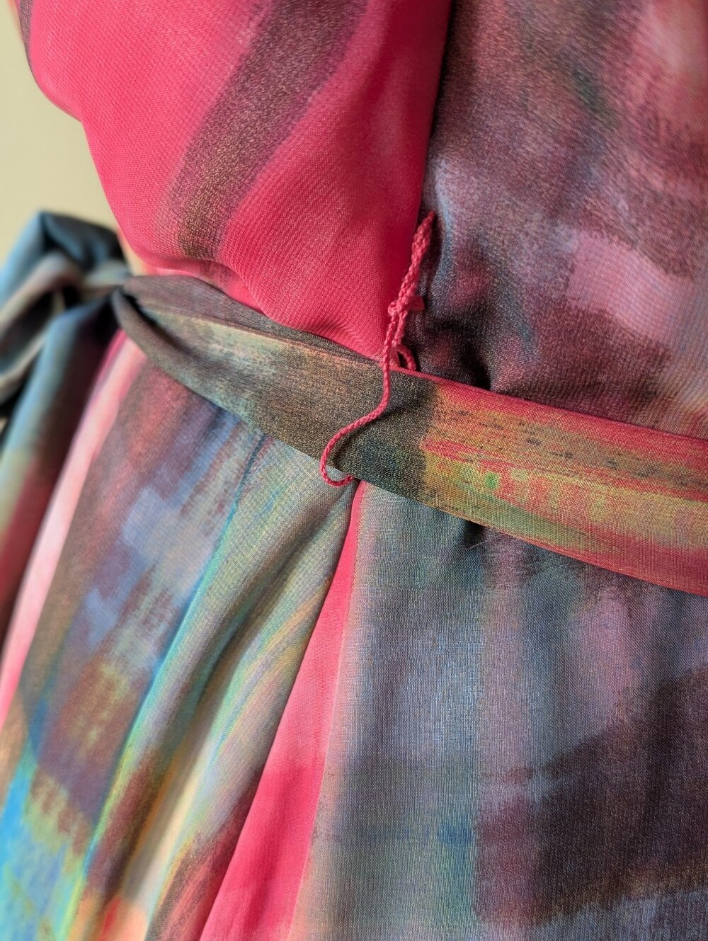 Plus Size Tie Dye Maxi Dress - Picture 9 of 16